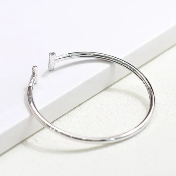 Rose Gold Beautiful Open Bracelet - Picture 8 of 12